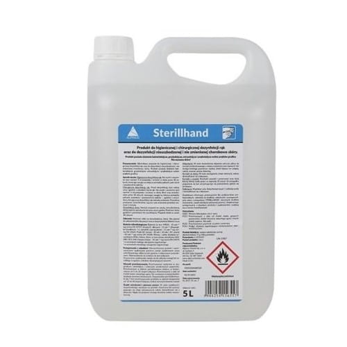 Sterillhand płyn do higienicznej i chirurgicznej dezynfekcji rąk - 5L