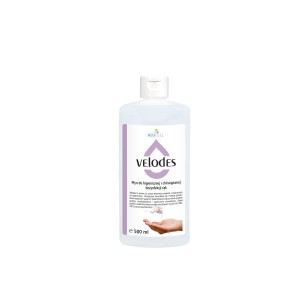 Płyn dezynfekujący do rąk z pompką  Velodes Soft - 500ml