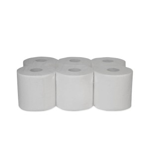 Ręcznik papierowy w rolce MIDI 19 w kolorze szarym - 6 sztuk