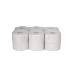 Papier toaletowy Jumbo mini-19 w kolorze szarym - 12 sztuk