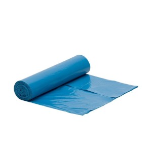 Mocne worki LDPE 60L w kolorze niebieskim (60x80cm) - 10 sztuk