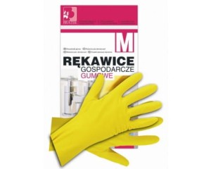 Rękawice gospodarcze gumowe - rozmiar M