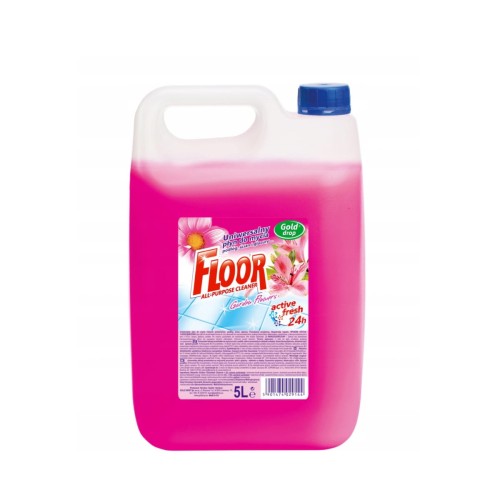 Floor uniwersalny płyn do mycia powierzchni zapach Kwiaty Ogrodów - 5L
