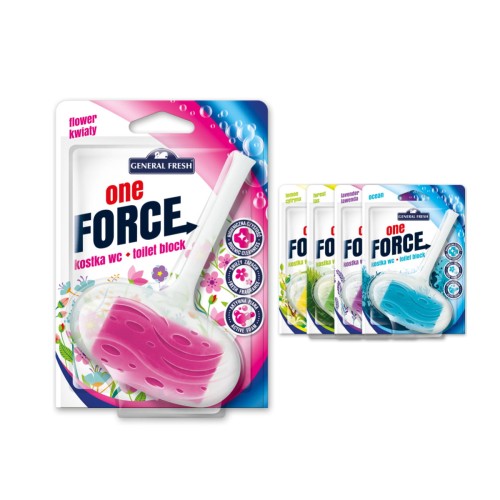 Kostka do WC One Force + koszyczek - 40g
