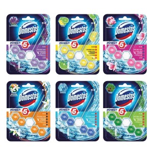 Domestos Power 5 kulki i zawieszka do WC