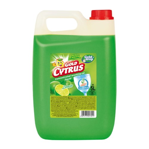 Płyn do naczyń 5L GOLD CYTRUS zapach cytryny GOLD DROP