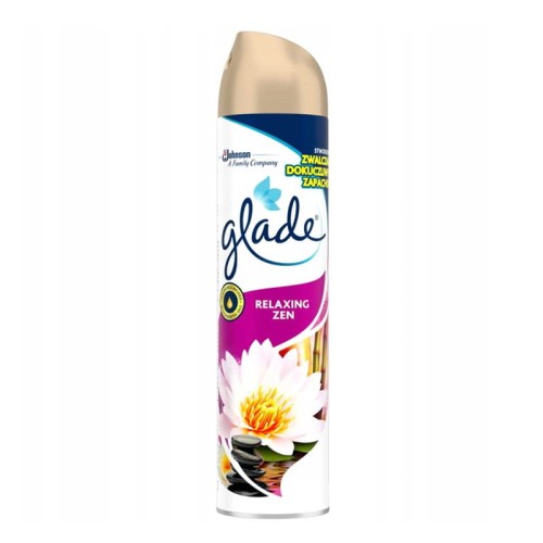 Odświeżacz powietrza w spreyu Glade zapach Relaxing Zen Japoński Ogród - 300ml