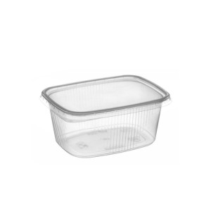 Pojemnik prostokątny PP-505 250ml PP/P - 100 sztuk (bez pokrywki)
