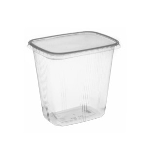 Pojemnik prostokątny PP-507 500ml PP/P - 100 sztuk (bez pokrywki)