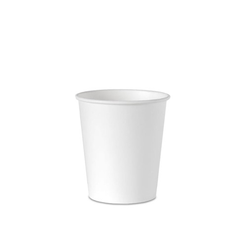 Papierowy kubek w kolorze białym 150ml - 100 sztuk