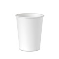 Papierowy kubek w kolorze białym 400ml - 50 sztuk