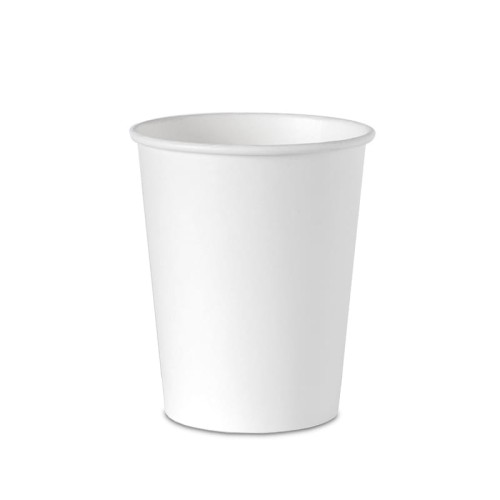 Papierowy kubek w kolorze białym 400ml - 50 sztuk