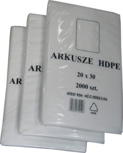 Arkusze foliowe PE 20x30cm - 2000 sztuk