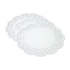 Okrągła ozdobna serwetka 10cm - 100 sztuk