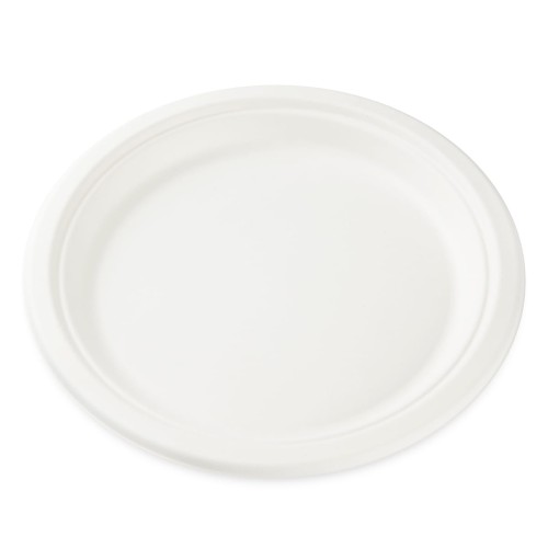 Okrągły ekologiczny talerz futura ECO 23cm niedzielony - 50 sztuk