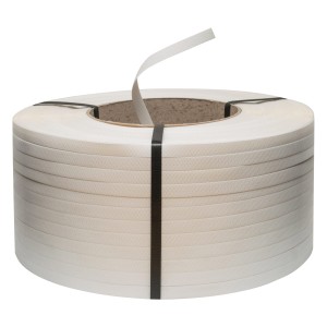 Taśma spinająca PP w kolorze białym 12x0,80/1800mb