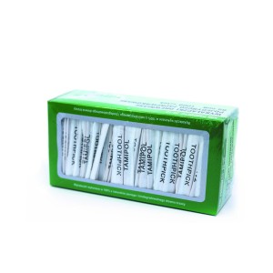 Drewniane wykałaczki pojedynczo pakowane 6,5cm - 1000 sztuk