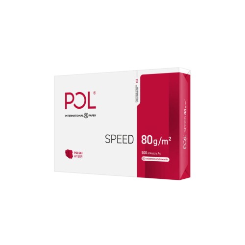 Papier do drukarki i ksero biały POLSPEED A4 80g - 500 arkuszy