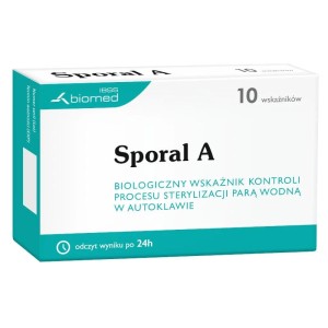 Biologiczny wskaźnik procesu sterylizacji parą wodną w autoklawie - 10 sztuk