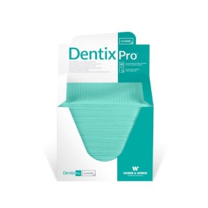 Podkład stomatologiczny składany DentixPro 33x48 w kolorze zielonym - 80 sztuk
