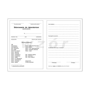 Skierowanie do laboratorium Mz/Pc/An/1