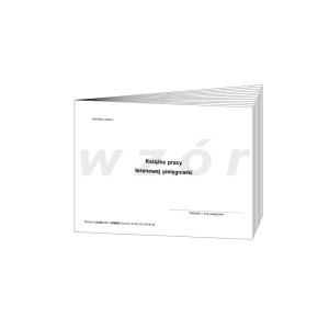 Książka pracy terenowej pielęgniarki Mz/Og/10