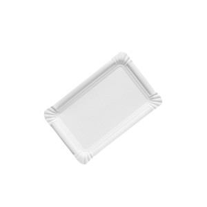 Papierowa tacka europejka  17x24cm  w kolorze białym - 250 sztuk
