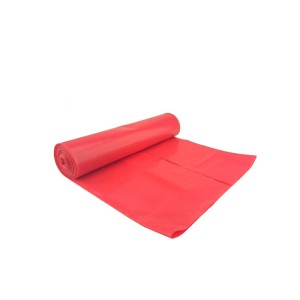 Worki LDPE 120L w kolorze czerwony (70x100cm) - 20 sztuk