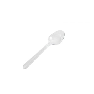 Duża bezbarwna łyżka medium 180mm - 50 sztuk