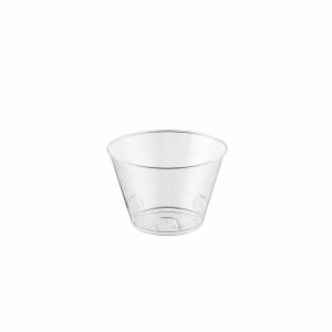 Finger Food pojemnik Tulipan 70ml transparentny PS - 24 sztuki