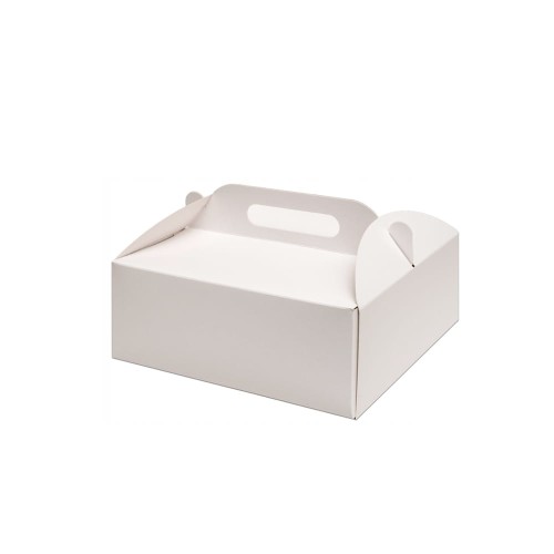 Papierowe pudełko na tort małe wysokie 21x21x12cm - 25 sztuk