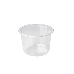 Okrągły pojemnik na zupę 500ml przezroczysty - 50 sztuk
