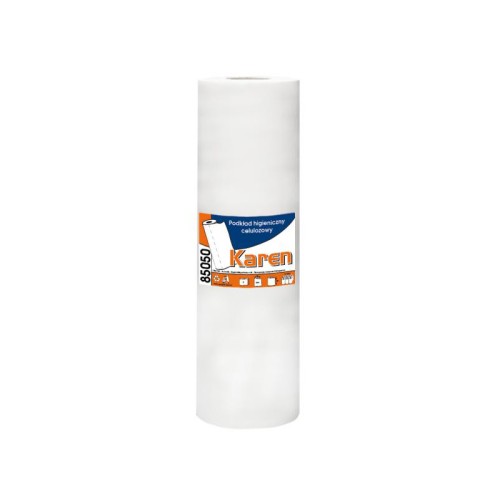 Podkład medyczny celulozowy biały 50cm x 50m Karen Premium 2W