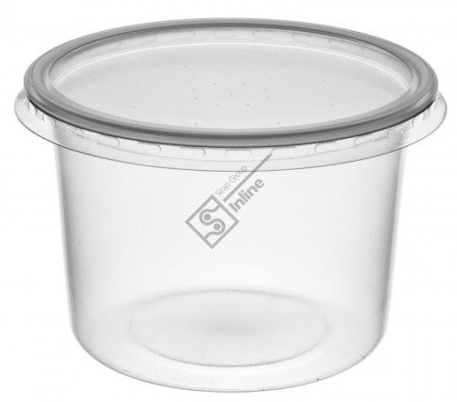 Okrągły pojemnik na zupę 350ml przezroczysty - 50 sztuk
